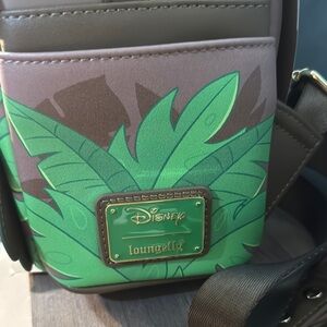 Loungefly Disney Green and Brown Backpack